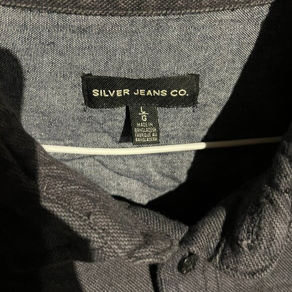Silver Jeans Co. Utility Shirt – Charcoal (L/G) - Picture 3 of 3